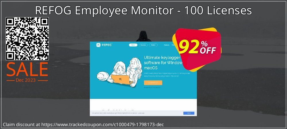 REFOG Employee Monitor - 100 Licenses coupon on Easter Day offering sales