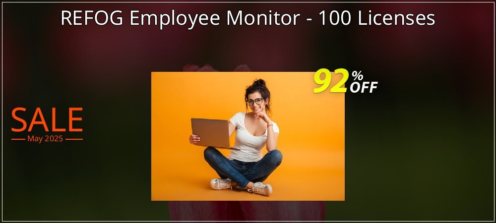 REFOG Employee Monitor - 100 Licenses coupon on National Pizza Party Day super sale