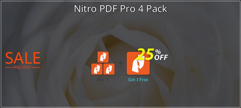 Nitro PDF Pro 4 Pack coupon on Working Day sales