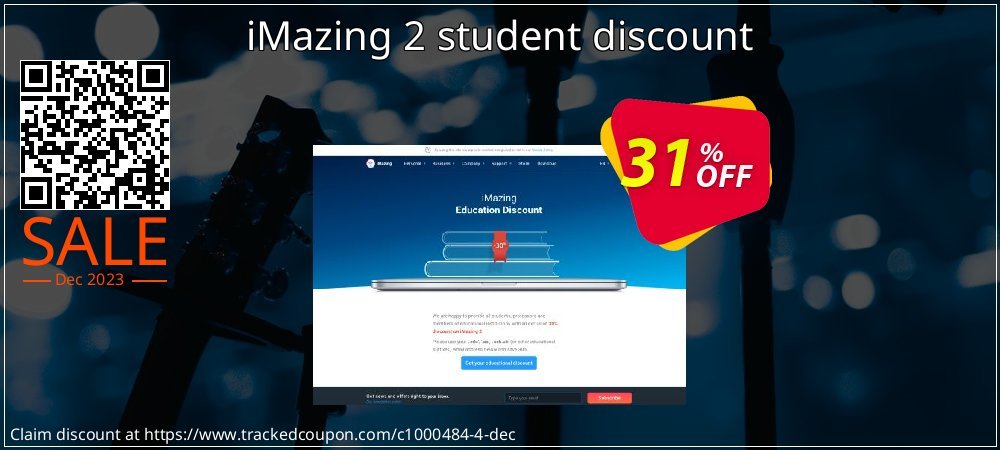 iMazing 2 student discount coupon on Tell a Lie Day offering sales