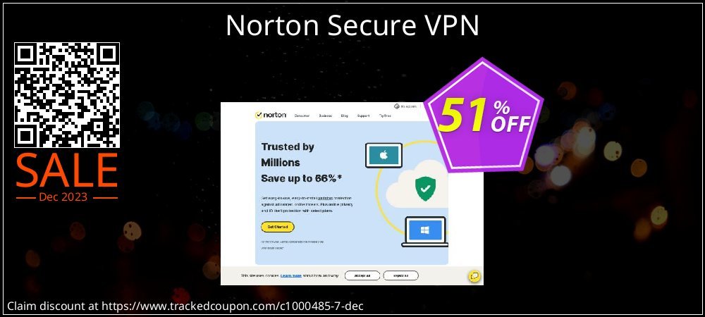 Norton Secure VPN coupon on April Fools' Day sales