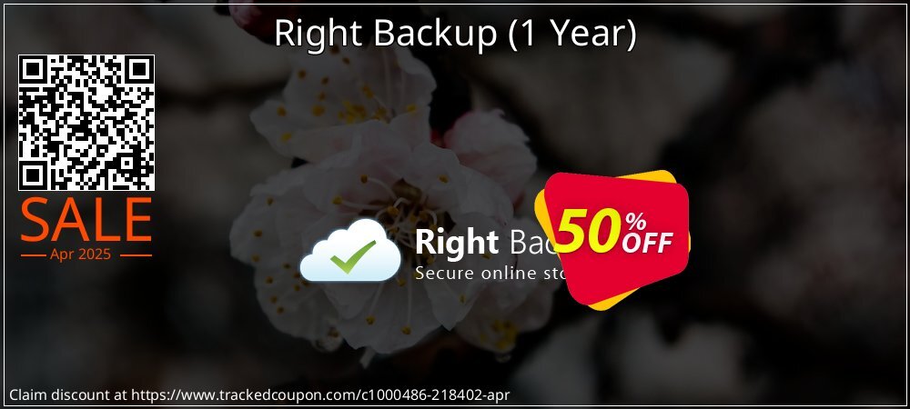 Right Backup - 1 Year  coupon on Working Day discount