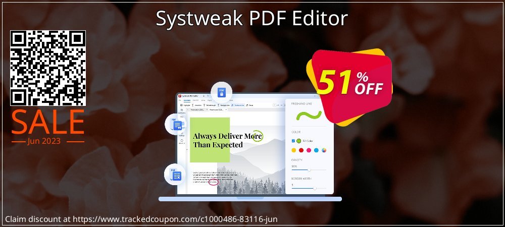 Systweak PDF Editor coupon on National Loyalty Day offering sales