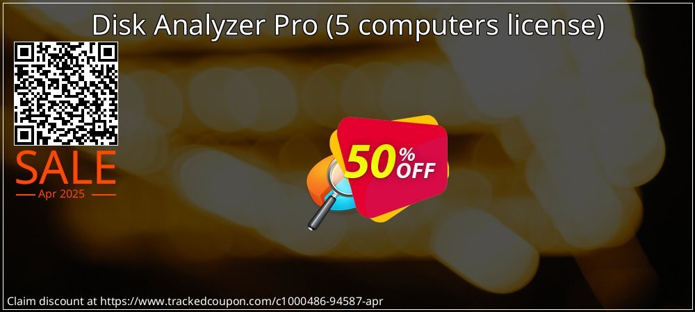 Disk Analyzer Pro - 5 computers license  coupon on National Memo Day deals