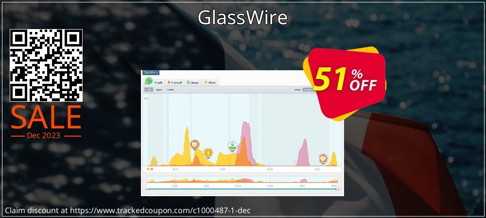 GlassWire coupon on World Party Day offering sales