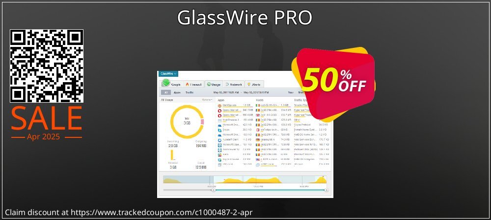 GlassWire PRO coupon on April Fools' Day super sale