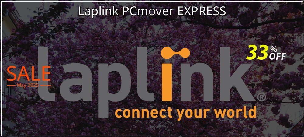 Laplink PCmover EXPRESS coupon on National Pizza Party Day sales