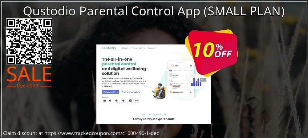Qustodio Parental Control App - SMALL PLAN  coupon on World Party Day promotions