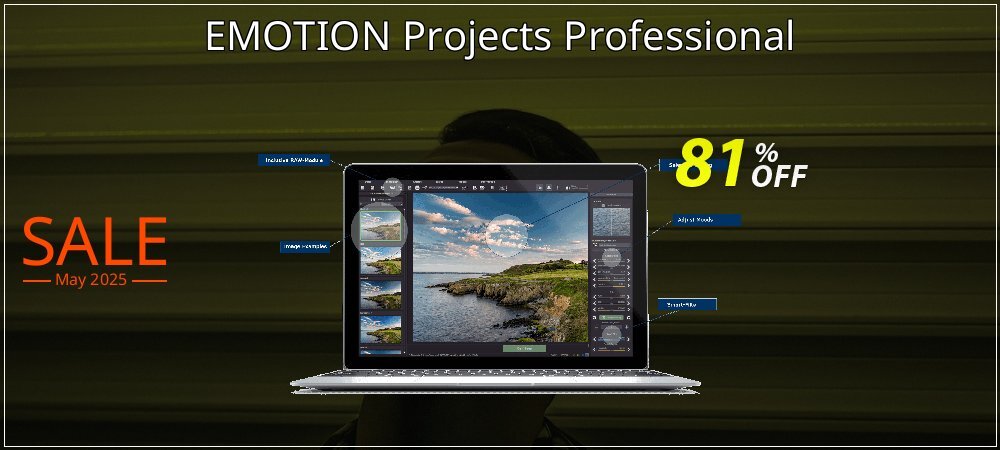 EMOTION Projects Professional coupon on National Smile Day offering sales