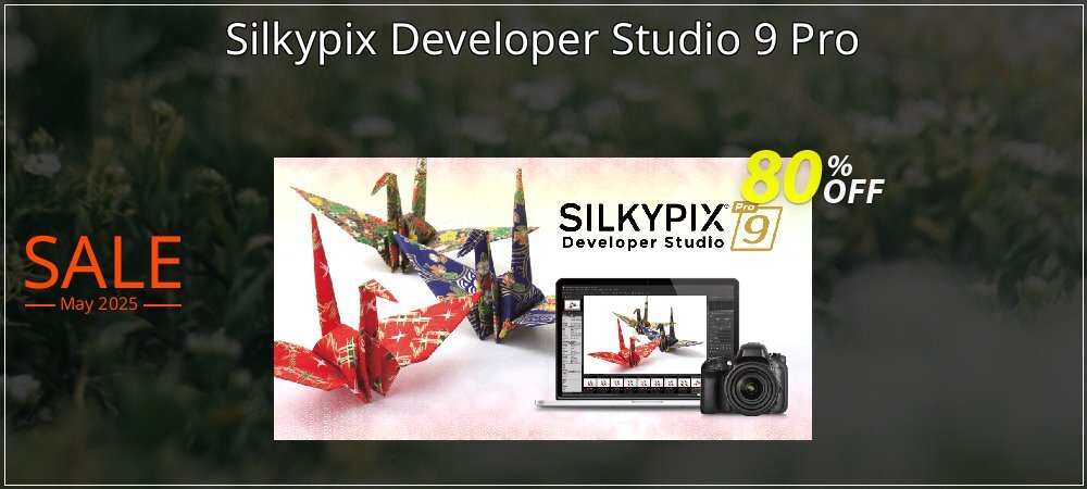 Silkypix Developer Studio 9 Pro coupon on National Walking Day offering sales