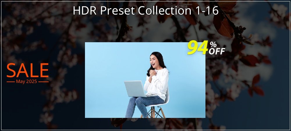HDR Preset Collection 1-16 coupon on National Smile Day promotions