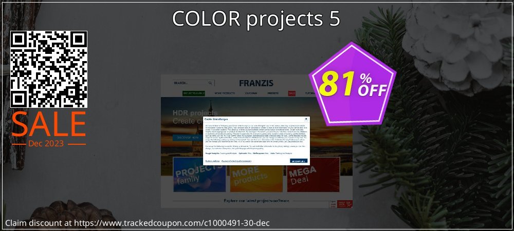 COLOR projects 5 coupon on National Walking Day offer