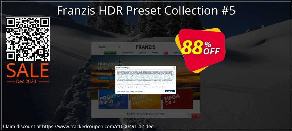 Franzis HDR Preset Collection #5 coupon on April Fools' Day offering sales