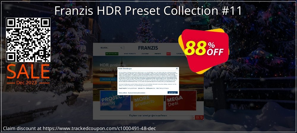Franzis HDR Preset Collection #11 coupon on Easter Day offer