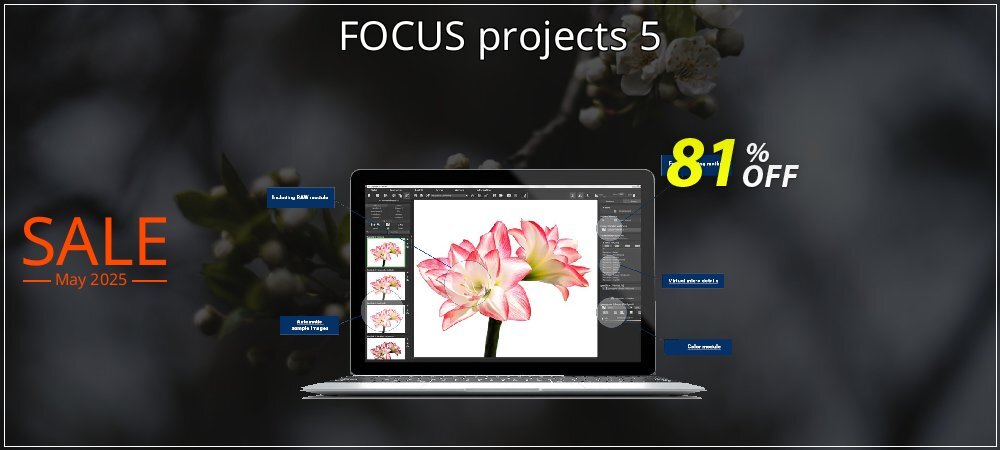 FOCUS projects 5 coupon on April Fools' Day offering sales