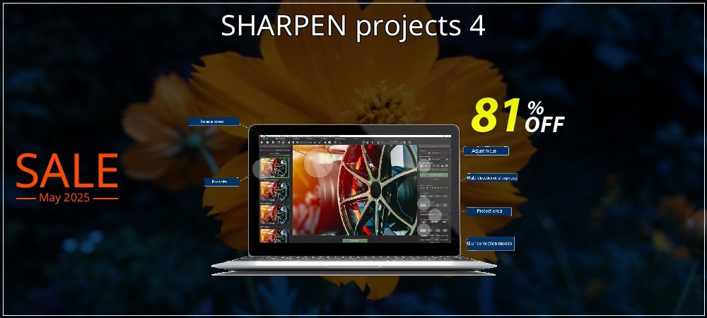 SHARPEN projects 4 coupon on National Smile Day sales
