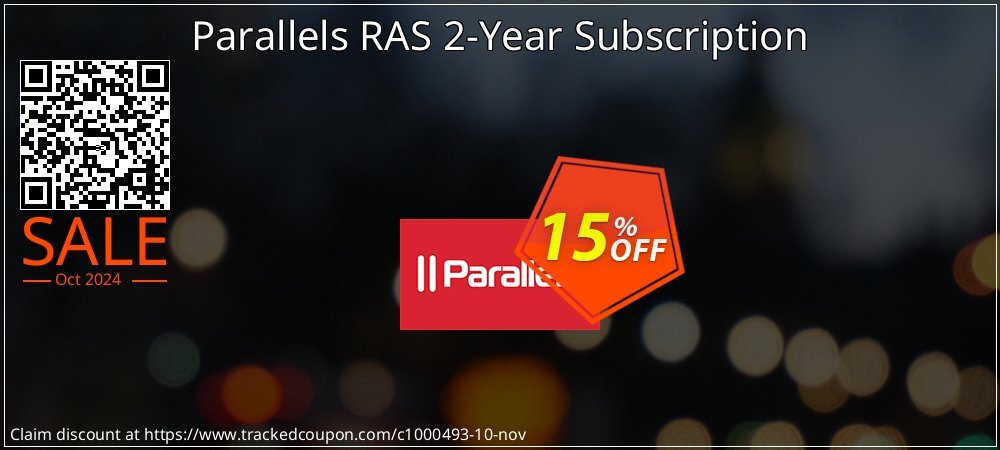 Parallels RAS 2-Year Subscription coupon on National Walking Day offer