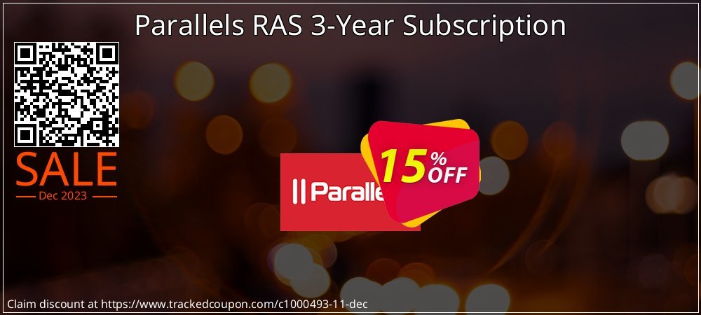 Parallels RAS 3-Year Subscription coupon on World Party Day discount