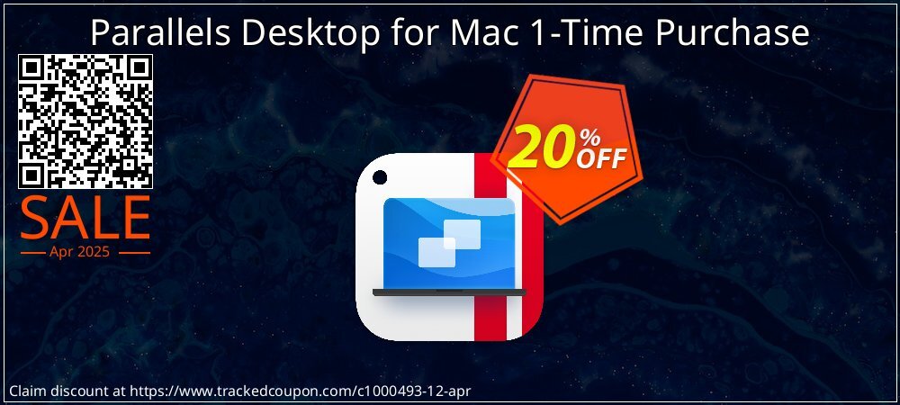 Parallels Desktop for Mac 1-Time Purchase coupon on April Fools' Day offering discount