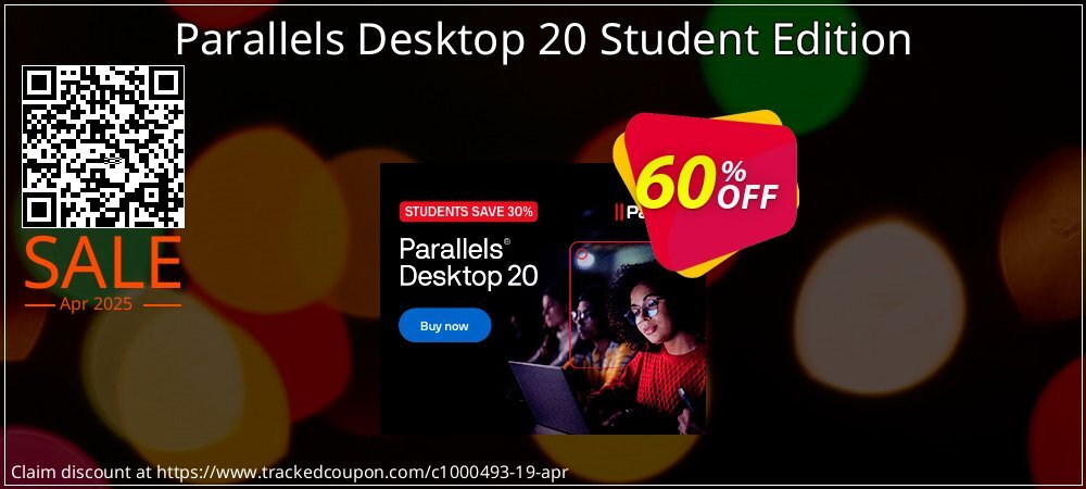 Parallels Desktop 19 Student Edition coupon on April Fools' Day deals