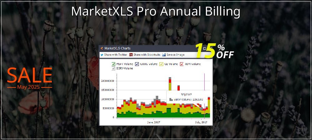 MarketXLS Pro Annual Billing coupon on National Loyalty Day offering discount