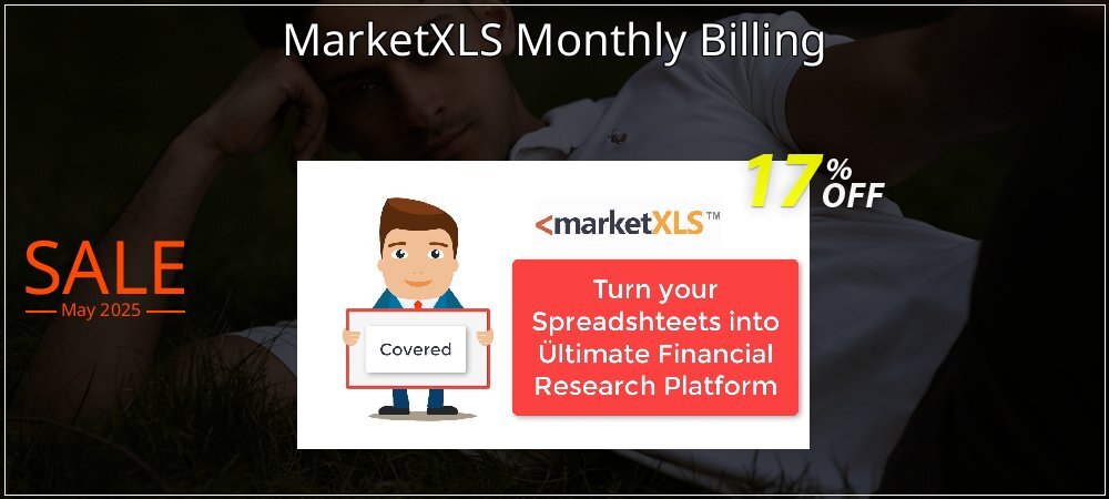 MarketXLS Monthly Billing coupon on National Walking Day discounts