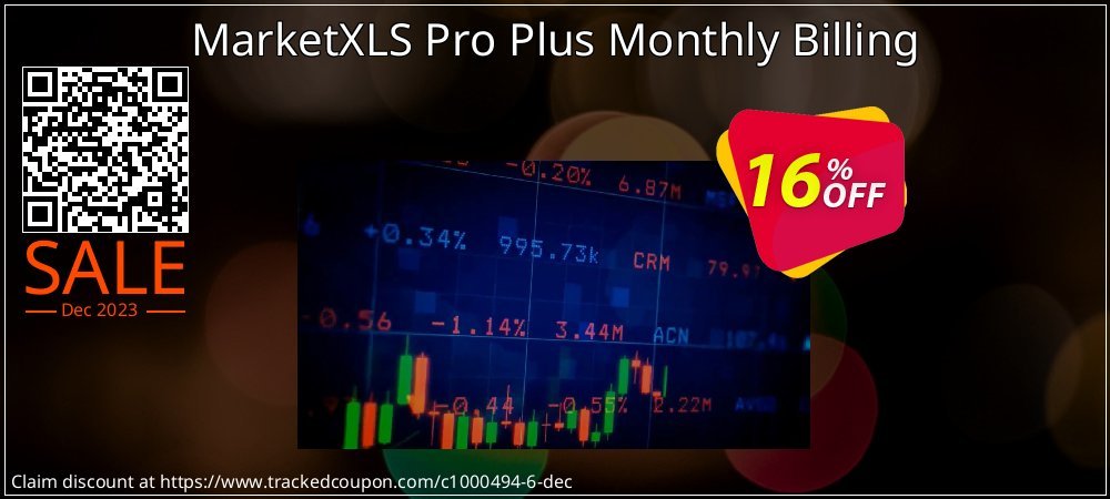 MarketXLS Pro Plus Monthly Billing coupon on World Party Day promotions