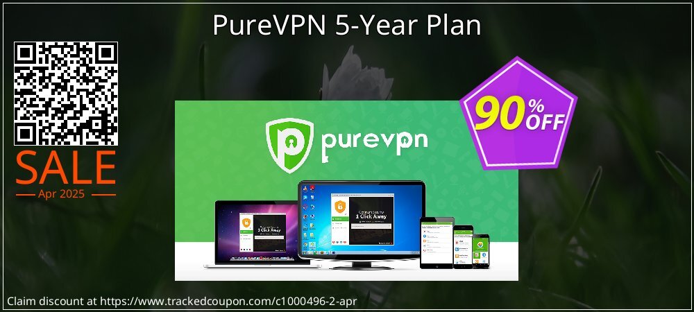 PureVPN 5-Year Plan coupon on April Fools' Day super sale