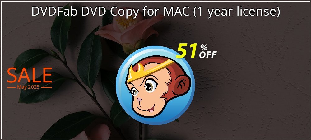 DVDFab DVD Copy for MAC - 1 year license  coupon on April Fools' Day discounts