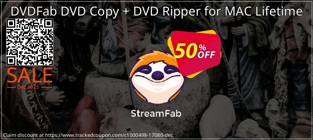 DVDFab DVD Copy + DVD Ripper for MAC Lifetime coupon on Mother Day offering sales