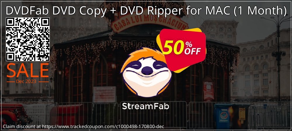 DVDFab DVD Copy + DVD Ripper for MAC - 1 Month  coupon on Mother's Day offering sales