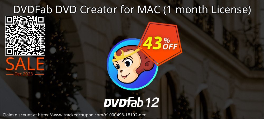 DVDFab DVD Creator for MAC - 1 month License  coupon on April Fools' Day sales