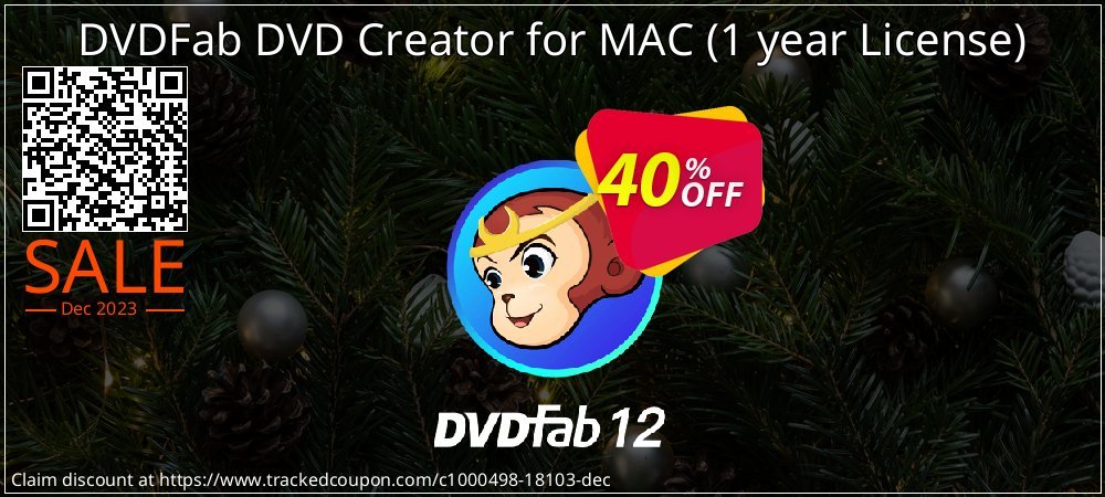 DVDFab DVD Creator for MAC - 1 year License  coupon on Easter Day deals