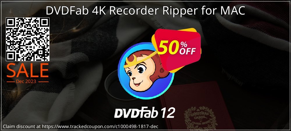 DVDFab 4K Recorder Ripper for MAC coupon on April Fools' Day offering sales