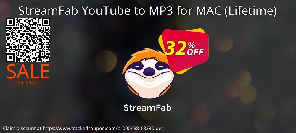 StreamFab YouTube to MP3 for MAC - Lifetime  coupon on National Walking Day promotions