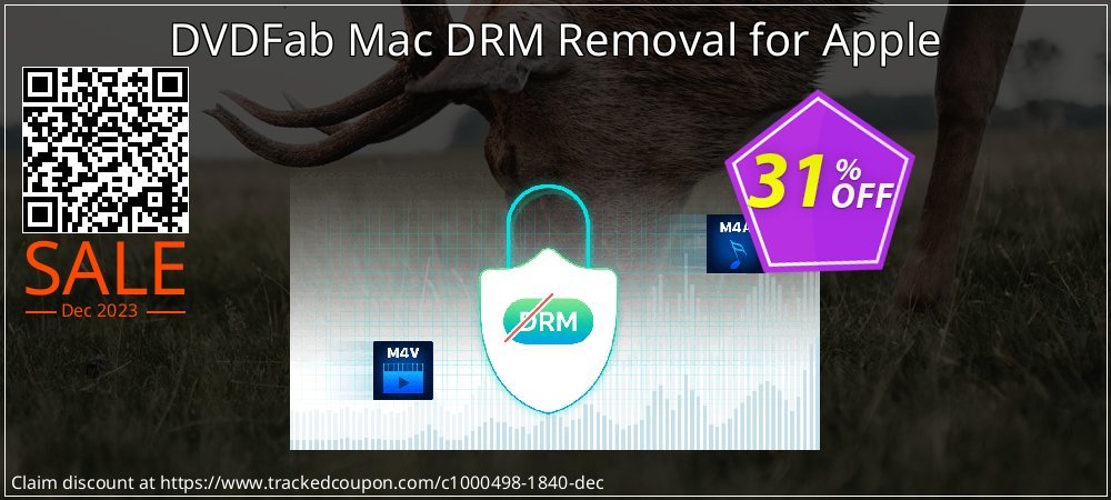 DVDFab Mac DRM Removal for Apple coupon on National Walking Day deals