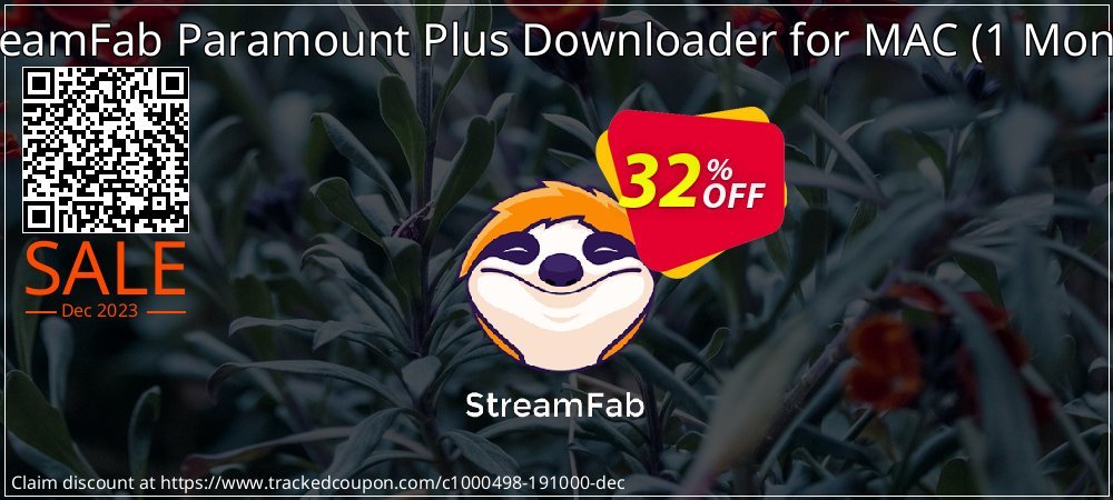 StreamFab Paramount Plus Downloader for MAC - 1 Month  coupon on National Walking Day promotions