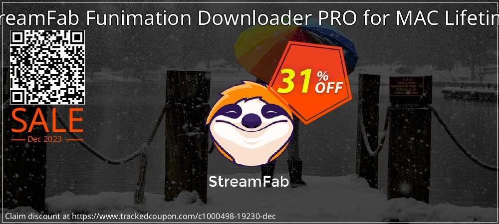 StreamFab Funimation Downloader PRO for MAC Lifetime coupon on National Walking Day discount