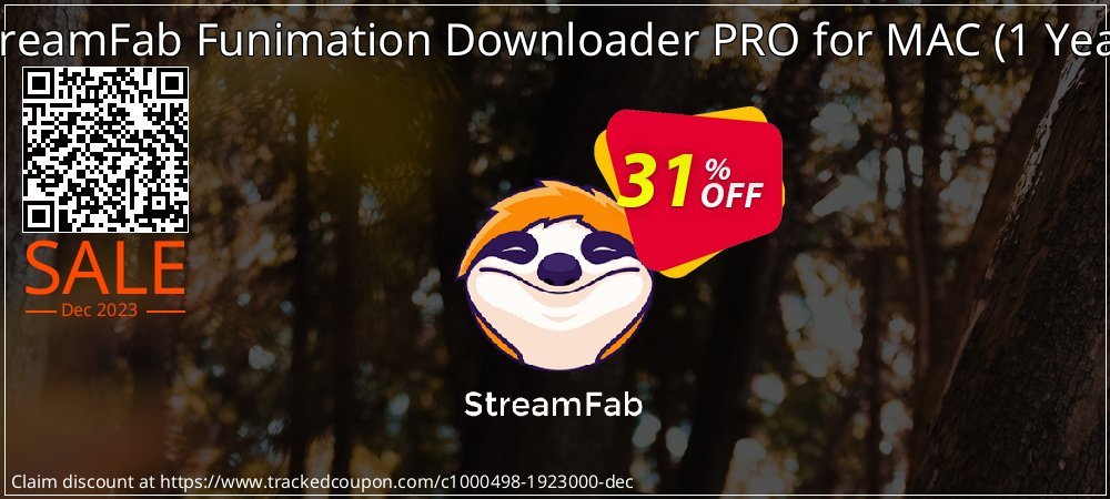 StreamFab Funimation Downloader PRO for MAC - 1 Year  coupon on Christmas Eve offer