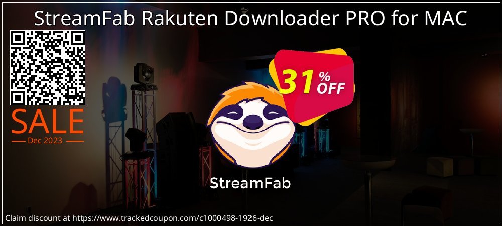 StreamFab Rakuten Downloader PRO for MAC coupon on World Party Day super sale