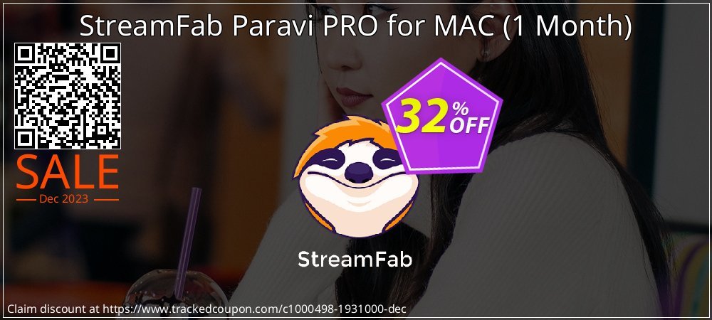 StreamFab Paravi PRO for MAC - 1 Month  coupon on World Backup Day deals