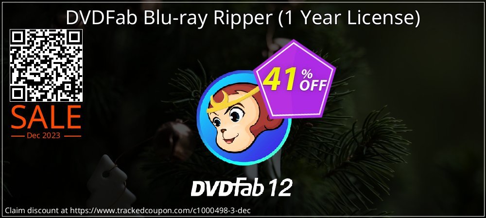 DVDFab Blu-ray Ripper - 1 Year License  coupon on Constitution Memorial Day deals