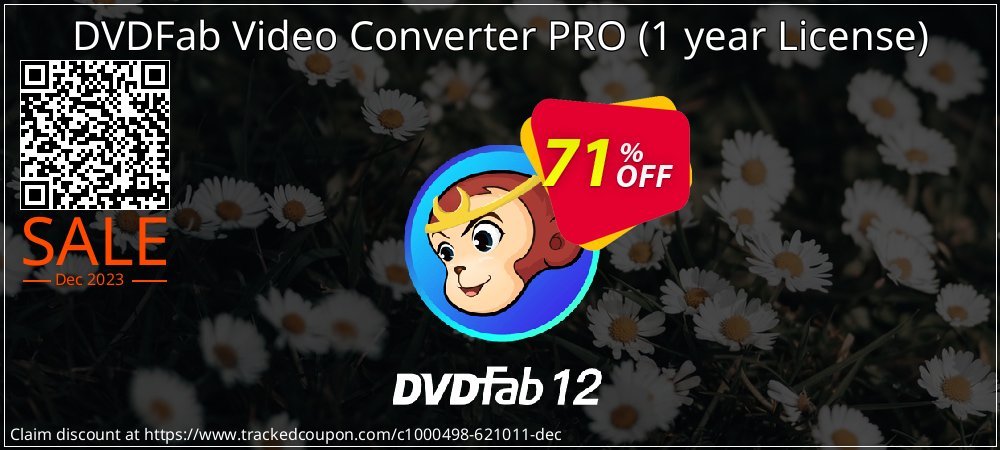 DVDFab Video Converter PRO - 1 year License  coupon on National Loyalty Day sales