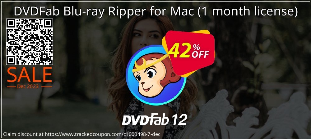 DVDFab Blu-ray Ripper for Mac - 1 month license  coupon on April Fools' Day offering discount