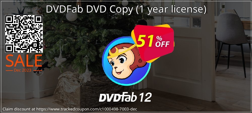 DVDFab DVD Copy - 1 year license  coupon on Easter Day discounts