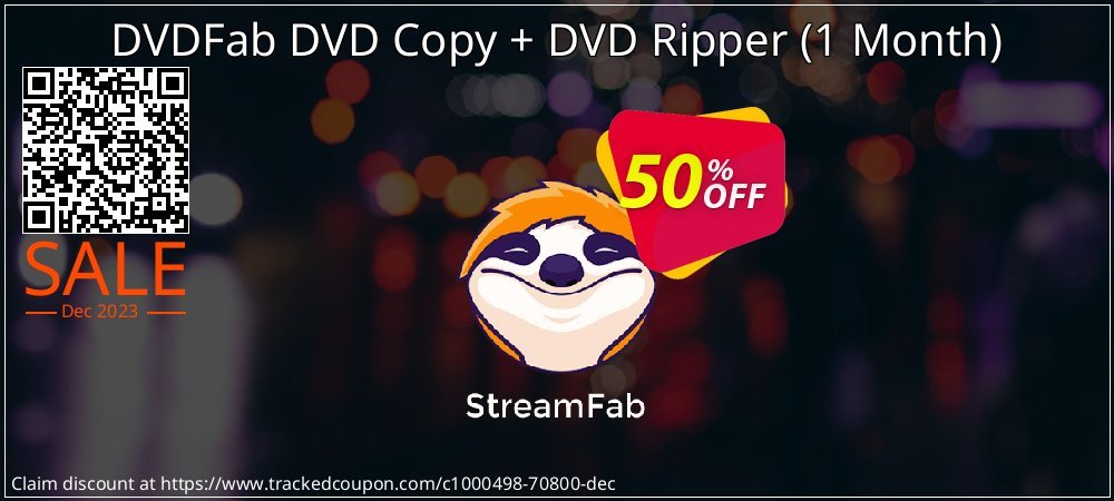 DVDFab DVD Copy + DVD Ripper - 1 Month  coupon on National Walking Day discount