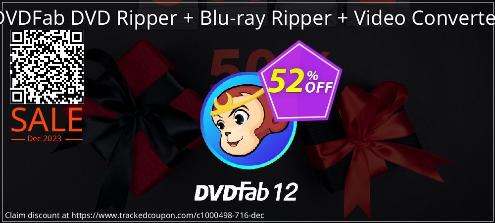 DVDFab DVD Ripper + Blu-ray Ripper + Video Converter coupon on World Party Day offer