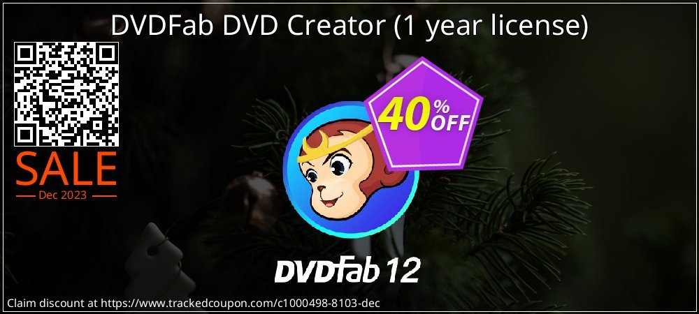 DVDFab DVD Creator - 1 year license  coupon on Easter Day sales