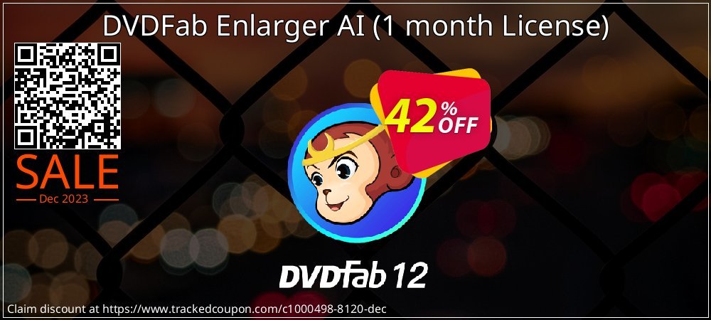 DVDFab Enlarger AI - 1 month License  coupon on Mother Day sales