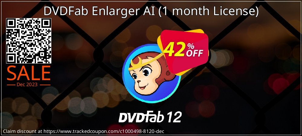 DVDFab Enlarger AI - 1 month License  coupon on National Walking Day promotions